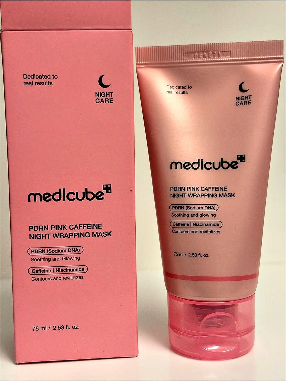 medicube PDRN Pink Caffeine Night Wrapping Mask Pink Night Wrapping Mask NWT